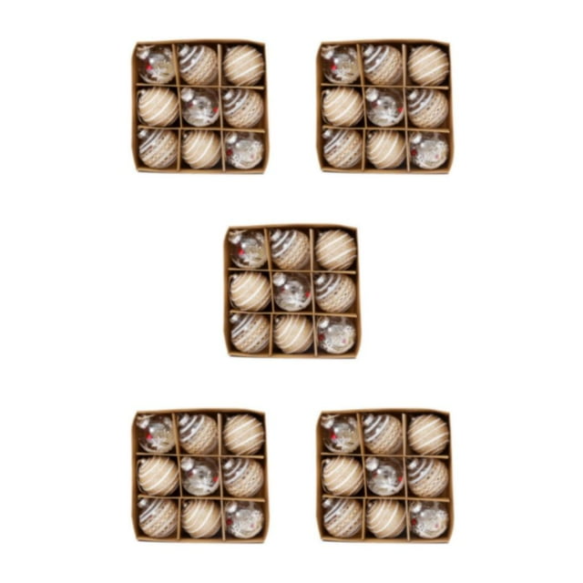 Destyer Christmas Hanging Ball Festive Decorations For Easy To Tree Trinket Christmas Decorations Ornaments 1 5Set
