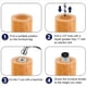 thumbnail image 2 of 96 Piezas Niveladores de Muebles Ajustables con Rosca M6 Tornillos en Patas de Silla Pies de Muebles Ajustables Niveladores de Patas, 2 of 5