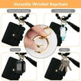 thumbnail image 5 of Wristlet Keychain Bracelet Wallet, Key Ring Silicone Bead Bangle, Tassel Card Pocket Key Chains for Woman, 5 of 5