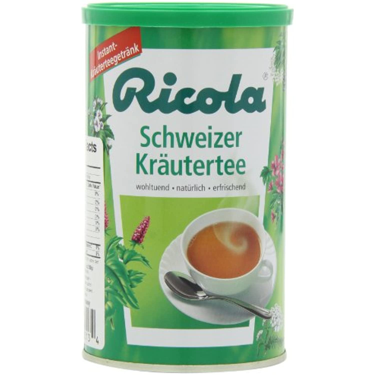 Ricola Schweizer Krautertee (Instant Herb Tea), 7Ounce Can (Pack Of 3
