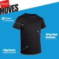 thumbnail image 3 of Hanes Big Originals Performance Mesh Tween - Camiseta interior elástica para niño (5 unidades), color negro, azul, gris y blanco, 3 of 4