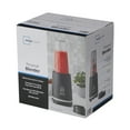 Mainstays Black SingleServe Blender with 1 Travel Lid, 16 oz, New