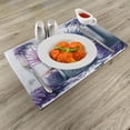 thumbnail image 2 of Ambesonne Purple Place Mats Set of 4, Home Lettering and Lavender, Standard Size, Quartz Lavender Violet, 2 of 5