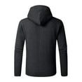 thumbnail image 4 of WREESH Men's Knitted Hooded Cardigan Winter Sweater, Long Sleeve Open Front Coat with Pocket Design, 4 of 8