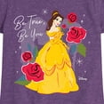 thumbnail image 3 of Disney - Belle Be True Be You  - Toddler & Youth Girls Short Sleeve Graphic T-Shirt, 3 of 5