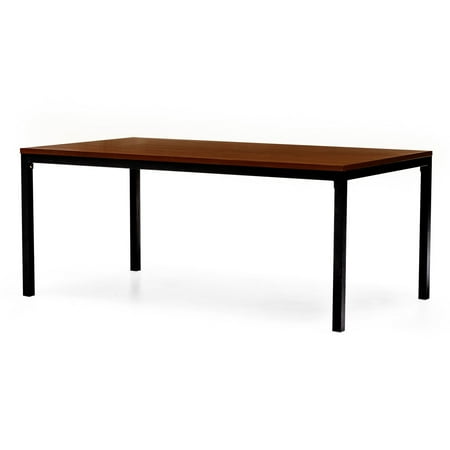 Belham Living Abbott Parsons Dining Table Walnut Black