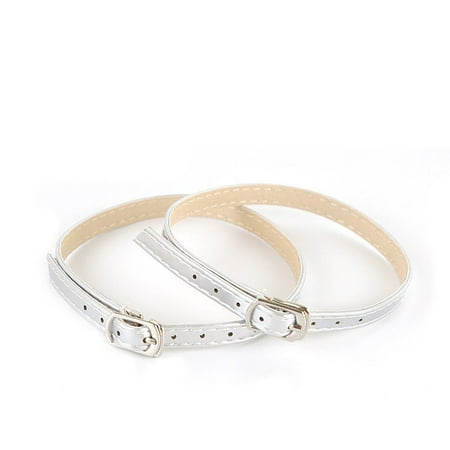 

Cogfs 1 Pair Detachable Shoe Heels Buckle Belt Women s Removable Ankle Strap Pumps Decors Elastic Band Shoe Buckle Belt Anti Slip Shoe Strings Belt for Heels Silver