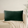 thumbnail image 6 of Darzheoy Throw Pillow Cover Rectangle Velvet Green Cushion for Sofa Bed Decor Soft Home Decorative Pillow Case 30x50 Inches, 6 of 6