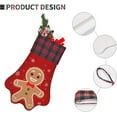 thumbnail image 4 of Pet Christmas Stockings for Dogs Cats Cheese Xmas Decor Hanging Stockings for Fireplace, Family Holiday Decorations, 4 of 7