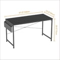 thumbnail image 3 of . Computer Desk with Non-Woven Storage Bag Office Work Desk for Small Spaces Writing Study Industry Modern Table for Bedroom Home Office, 3 of 9