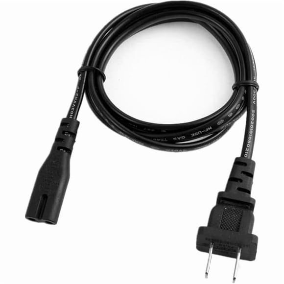 LujingZ 2 Prong AC Power Cord Cable Compatible with Samsung Ultra HD Smart LED TV 26" 28" 30" 32" 33" 40" 43" 49" 50" 55" 60" 65" 75" 82" LED Monitor Screen Part 3903-000598