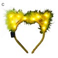thumbnail image 2 of Gwong Juguete Pluma engrosada LED LED Cat Ear Diadema Decoración de fiesta Accesorios para el cabello Gwong 30007232, 2 of 7