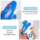 thumbnail image 4 of Pistola de agua pequeña de delfín tiburón, juguete for niños, pistola de agua tipo empuje for playa de verano, juguete de agua al aire libre, 4 of 6