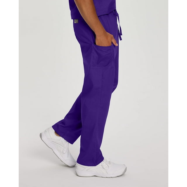 Landau Scrub Zone Unisex Scrub Pant: 2 Pocket, Classic Tailored Fit, Drawstring, Straight Leg Durable Medical 85221