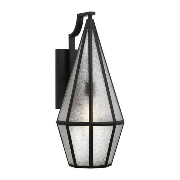 Savoy House - 5-705-BK - Peninsula 1-Light Outdoor Wall Lantern in Matte Black