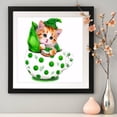 thumbnail image 1 of Cuadros Decorativos 5D DIY parte especial en forma de taladro Rhinestone diamante pintura gato en taza trabajo hecho a mano Ndcxsfigh Nuevos Originales, 1 of 9