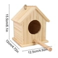 thumbnail image 3 of Fareti Parakeet Nest Box Bird Nesting House Parrot Breeding Mating Box for Lovebirds Cockatiel Budgie Finch Parrotlets, 3 of 4