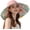 Pink, variant on Sun Hat Women 7" Wide Brim for Women Reversible Foldable, Sun Protection Bucket Hats for Summer Beach Outdoor Cap