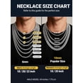thumbnail image 5 of PROSTEEL Men Silver Cuban Chain 6mm Solid Stainless Steel Miami Necklace 18 Inch Birthday Valentines Father Day Jewelry Gifts for Husband Dad, 5 of 8