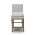 thumbnail image 3 of Maddie Home 26" Modern Fabric Upholstered Counter Stool in Gray, 3 of 5