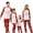 Red, variant on Yievot Family Christmas Pajamas Matching Sets PJ's Sleepwear Christmas Trees Graphic Printed Long Sleeve Shirts and Plaid Pants Festival Party Sleepwear