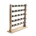 thumbnail image 2 of Maoww Wooden Earrings Display Stand Multi Tiers Multipurpose Rack Earrings Storage Wood Color 5 Tier, 2 of 6