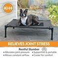 thumbnail image 6 of K&H Pet Products Original Pet Cot Elevated Dog Bed Charcoal/Black Mesh Medium 32 X 25 X 7 Inches, 6 of 10