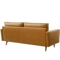 thumbnail image 4 of Valour Upholstered Faux Leather Sofa-EEI-3765-TAN, 4 of 9