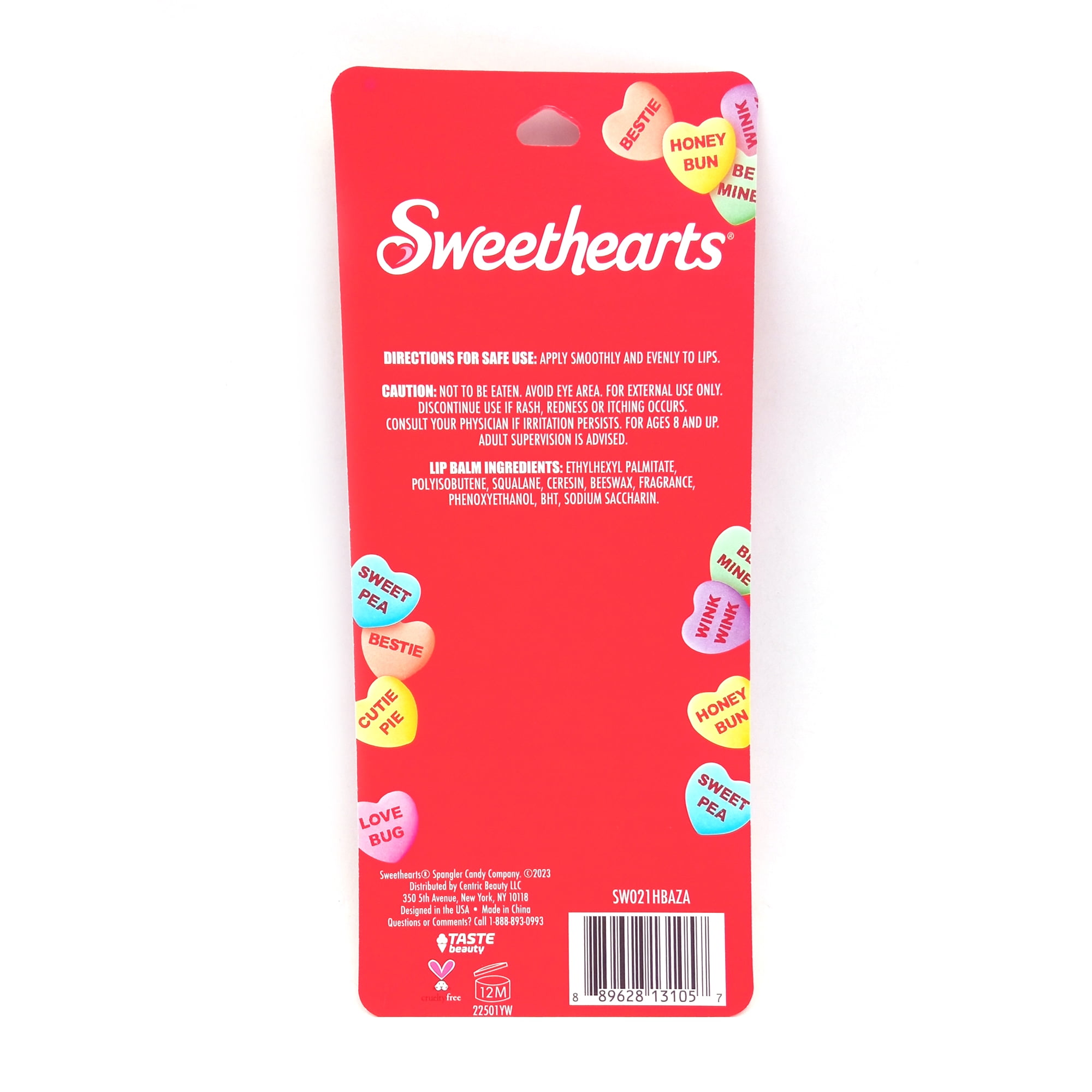 Sweethearts 8pc Lip Balm