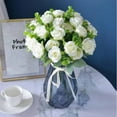 thumbnail image 2 of JLFNYA Roses Artificial Flowers,Realistic Silk Roses Bouquet with Long Stem,Real Touch Roses for Wedding Centerpieces Bridal Shower Party Home Decor, 2 of 5
