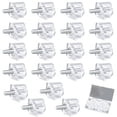 thumbnail image 3 of Shelf Pegs, Clear Plastic Shelf Holder Bracket Pin, Easy Installation with Wide Application Furniture, Transparent PVC Shelf Supports, Sturdy Support for Cabinets, Closets, Bookshelves (Pack of 20), 3 of 7