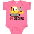 thumbnail image 3 of Inktastic Construction Truck I Love Diggers Boys or Girls Baby Bodysuit, 3 of 5