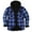 Blue, variant on cllios Men's Sherpa Lined Flannel Shirt Jackets,Winter Thick Warm Coat Drawstring Long Sleeve Plaid Hooded Jacket Casual Snap Front Fleece Jacket