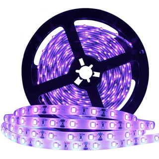 DONGPAI Black Light Strip, 5M/12M Flexible UV Black Light with LED kit,  Non-Waterproof Black Lights for Glow Party, Indoor Birthday Party, Body  Paint, Halloween 