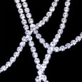 thumbnail image 3 of Bohemian Rhinestone Multi Layers Leg Thigh Chain Shiny Tennis Chain Summer Beach Bikini Body Chain Crystal Sexy Body Jewelry for Women and Girls (Silver), 3 of 5
