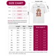 thumbnail image 7 of Women's T-Shirts, Cat Throne Crown Cotton Crewneck Tee Short Sleeve Casual Tops Loose Graphic T-Shirt White, 3XL, 7 of 7