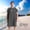 Gray, variant on 1pc Surf Poncho Changing Robe Towel, Unisex Bathrobe Soft Comfortable Thin Hooded Absorbent Quick Drying Changing Towel BathRobe, for Surfing, Swimming, Diving, Beach, One Size Fit All