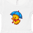 thumbnail image 4 of Inktastic Rainy Ducky Girls Baby Dress, 4 of 5