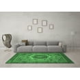 thumbnail image 3 of Ahgly Company Indoor Rectangle Oriental Emerald Green Modern Area Rugs, 5' x 8', 3 of 4