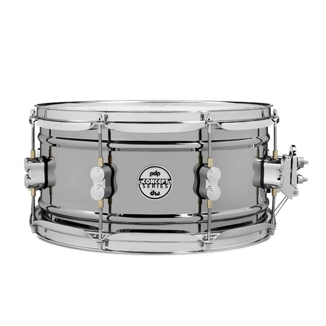 Tarola Concept Series Black Nickel 13x6.5 PDSN6513BNCR PACIFIC DRUMS. plateado 39.5x23x40.3