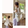 thumbnail image 2 of Sunyuer Women Cute Star Print Hobo Shoulder Tote Bag, Ruched Pleated Strap Casual Handbag with Polka Dot Star Charm, Large Capacity Lightweight Daily Purse for Shopping Dating Travel, 2 of 8