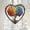 #143C, variant on Vggrvlo Stained Glass Window Hanging Heart-shaped Tree Suncatcher for Windows Panels for Christmas Tree Decoration, Birthday Gift for Mom