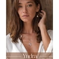 thumbnail image 2 of Yndra Heart Necklace for Women,S925 Sterling Silver June Alexandrite Birthstone Crown Pendant Necklace,Jewelry Gift for Her Wife Mom Girlfriend,Birthday Valentine’s Day Mother’s Day Gift, 2 of 11
