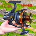 thumbnail image 3 of Moulinet de Pêche en Métal Spinning 13 + 1BB, Forte Traînée, Cadre Squelette en Aluminium Rigide, 3 of 7