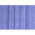 thumbnail image 1 of Ahgly Company Machine Washable Indoor Rectangle Abstract Blue Modern Area Rugs, 2' x 3', 1 of 4
