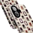 thumbnail image 2 of Vintage Ghost and Floral Stamp Phone Case, Spooky Cottagecore Aesthetic iPhone Cover, Artistic Protective Case for iPhone 16 15 14 13 12 11 Plus Pro Max Mini, 2 of 6