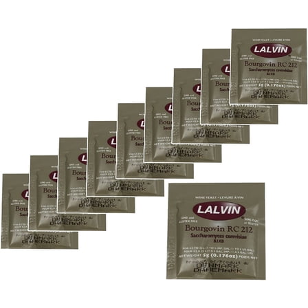 Lalvin Bourgovin RC 212 Wine Yeast  (5 g) - 10 Pack