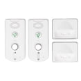 thumbnail image 4 of M Buder 2 Way Voice Intercom System for Home Elderly Care, Voice Activated Hands-Free Wireless Pager Communication, 3280ft/1000m Range, White, 4.57 inches / 11.6 cm, 4 of 9
