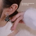 thumbnail image 3 of Yuarrent 1 par de pendientes de mujer, pendientes de aleación de árbol de estrellas, pendientes de tuerca, decoraciones para novia, joyería femenina Kits de decoración para fiestas Yuarrent HA074660-01, 3 of 5