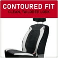 thumbnail image 5 of Genuine Dickies 2-Piece Black/Gray Vegan Leather Front Seat Covers for Lincoln Trucks, 5 of 5